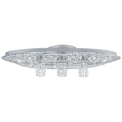 Stelaria 1 Oval Flushmount by Eglo - Starlight Lighting USA and Canada